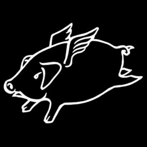 Flying Pig Hoodie Design